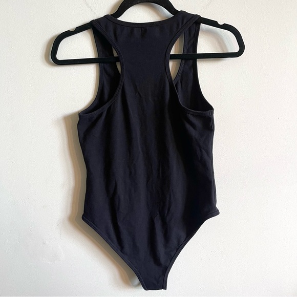 Zenana Black Racerback Tank Bodysuit - Picture 4 of 6